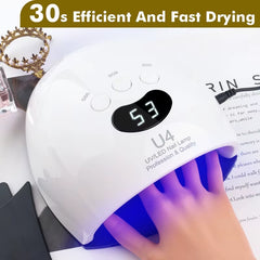 Latest Home & Salon UV LED Nail Dryer Plastic Pedicure UV Lamp for Gel Curing Polish Pedicure UV Lamp