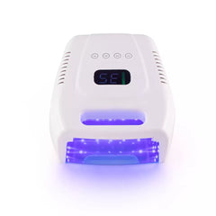 High Quality 96W Cordless UV LED Nail Dryer Rechargeable UV Lamp with Fast Curing White Pink for Private Nail Salon Use