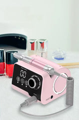 Portable High-Power 35000RPM Salon Nail Drill Machine with Nail File Plastic Desktop Display