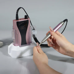 Portable Rechargeable 40000RPM Nail Drill Set Brushless Motor with E-File Steel and Metal Profesional Nail Drill Machine