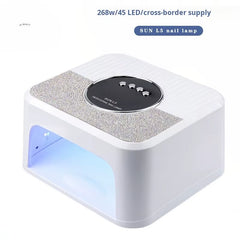 Professional UV LED Nail Dryer SUN L5 Salon Tool with High Power 268W Diamond Lamp Electric Fast Curing