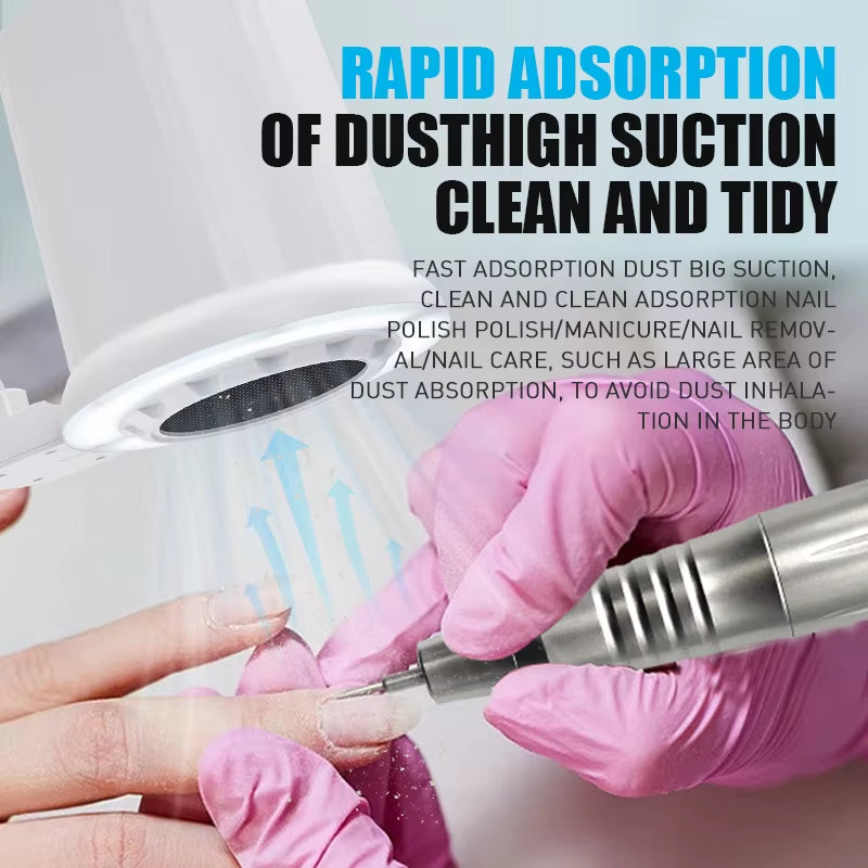 High Quality Better than 4Blanc Portable Nail Drilling Machines for Nails Nail Dust Collector