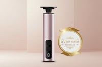 Ponceuse Électrique 2 en 1 Rechargeable pour Callosités et Ongles - Set de Soins des Pieds en Acier Inoxydable