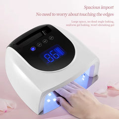 Professional 96W Nail Uv Led Lamp Customize Logo Rechargeable Cordless Nail Lamp Salon Uv Lamp for Nails