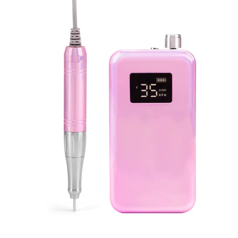 New Arrivals Portable 65W High Power Coreless Motor Nail Drill Machine 35000RPM Polisher Made of Durable Plastic for Salons