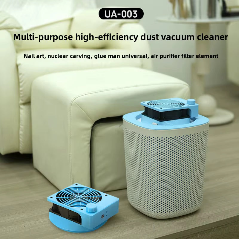 New JIEDAN Multi-Purpose Low Noise 24W Foot & Nail Dust Collector 3600RPM Strong Suction Pedicure Use