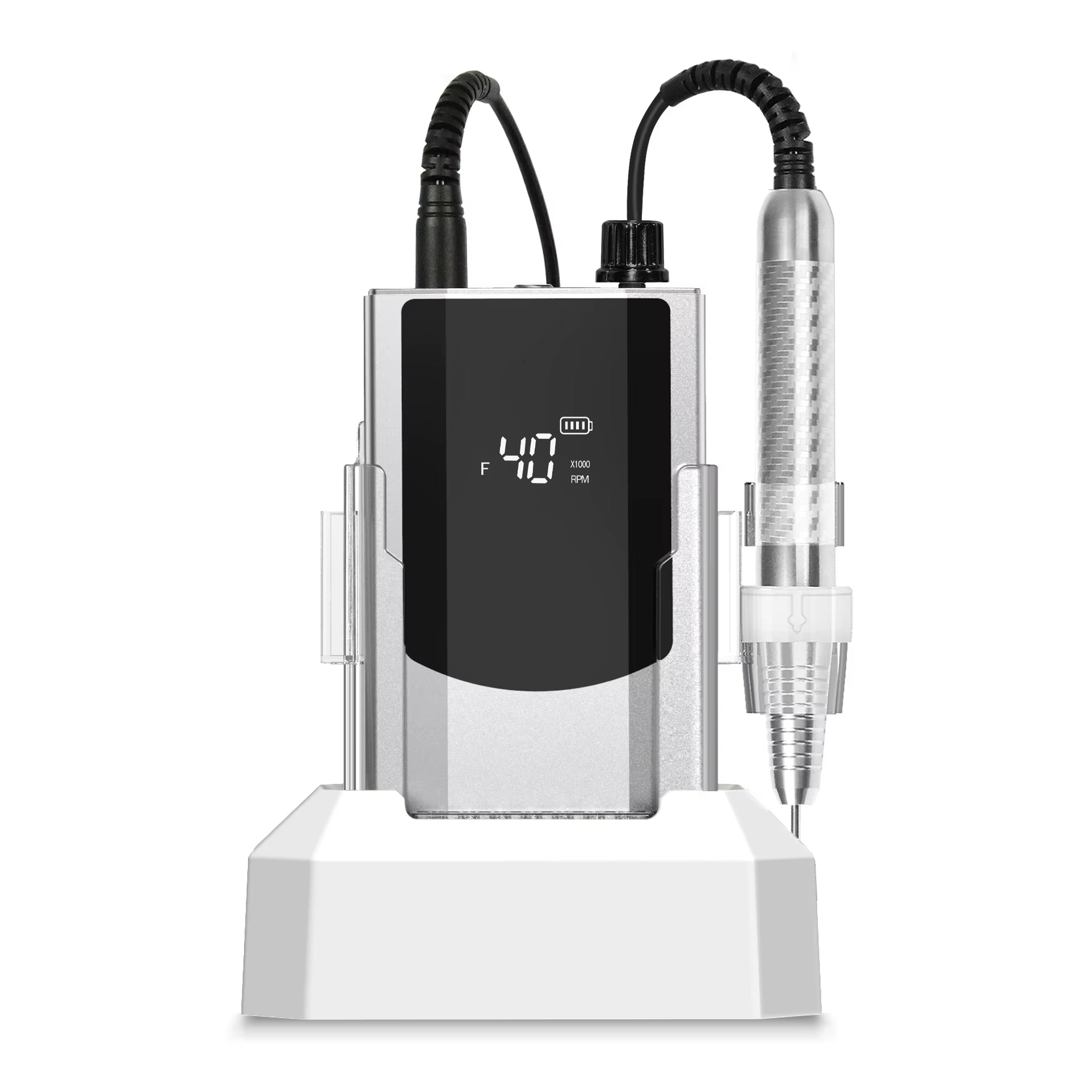 Portable Rechargeable 40000RPM Nail Drill Set Brushless Motor with E-File Steel and Metal Profesional Nail Drill Machine