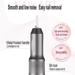 2024 NEW 2-In-1 Portable Mini Remove Nail Drill 35000 Rpm Polish Acrylic Nail Electric Nail Drill Pen Uv Lamp