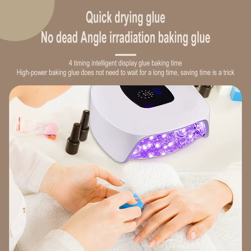 Rechargeable Battery Uv Led Nails Lamp 108W Portable Manicure Nail Lamp Gel Dryer Light Cordless Led Nails Lamp Gel Dryer