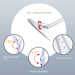 Desktop Folding Table Lamp Clip-Type Eye Protection Learning Shark Lamp Nail Art & Eyelash Pattern Full-Spectrum UV Beauty Lamp