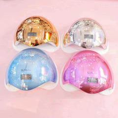 SUN 48W UV LED Nail Lamp Machine 5 Gorgeous Shining Colors with Timer Setting Gel Curing for Nail Art