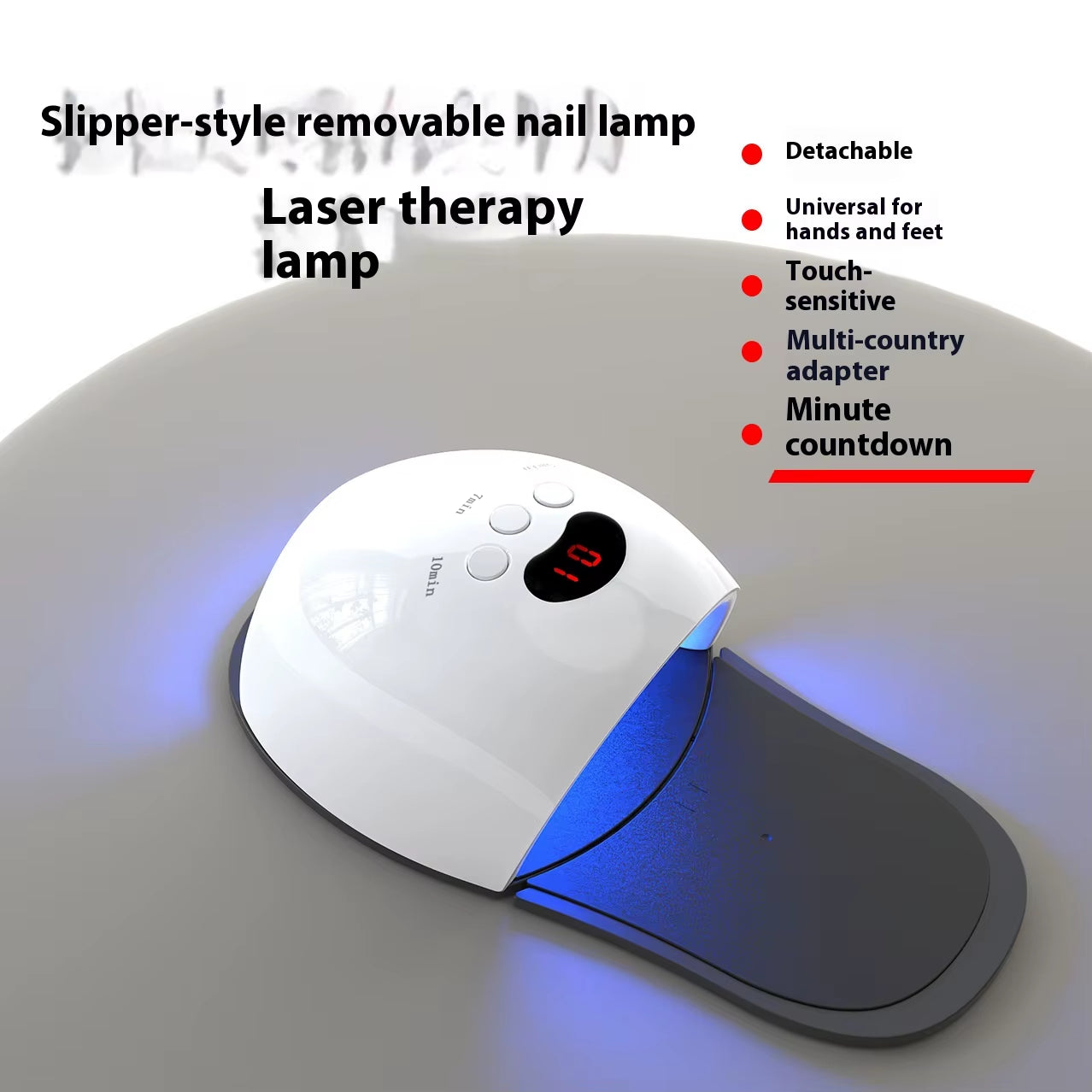 Latest Home & Salon UV LED Nail Dryer Plastic Pedicure UV Lamp for Gel Curing Polish Pedicure UV Lamp