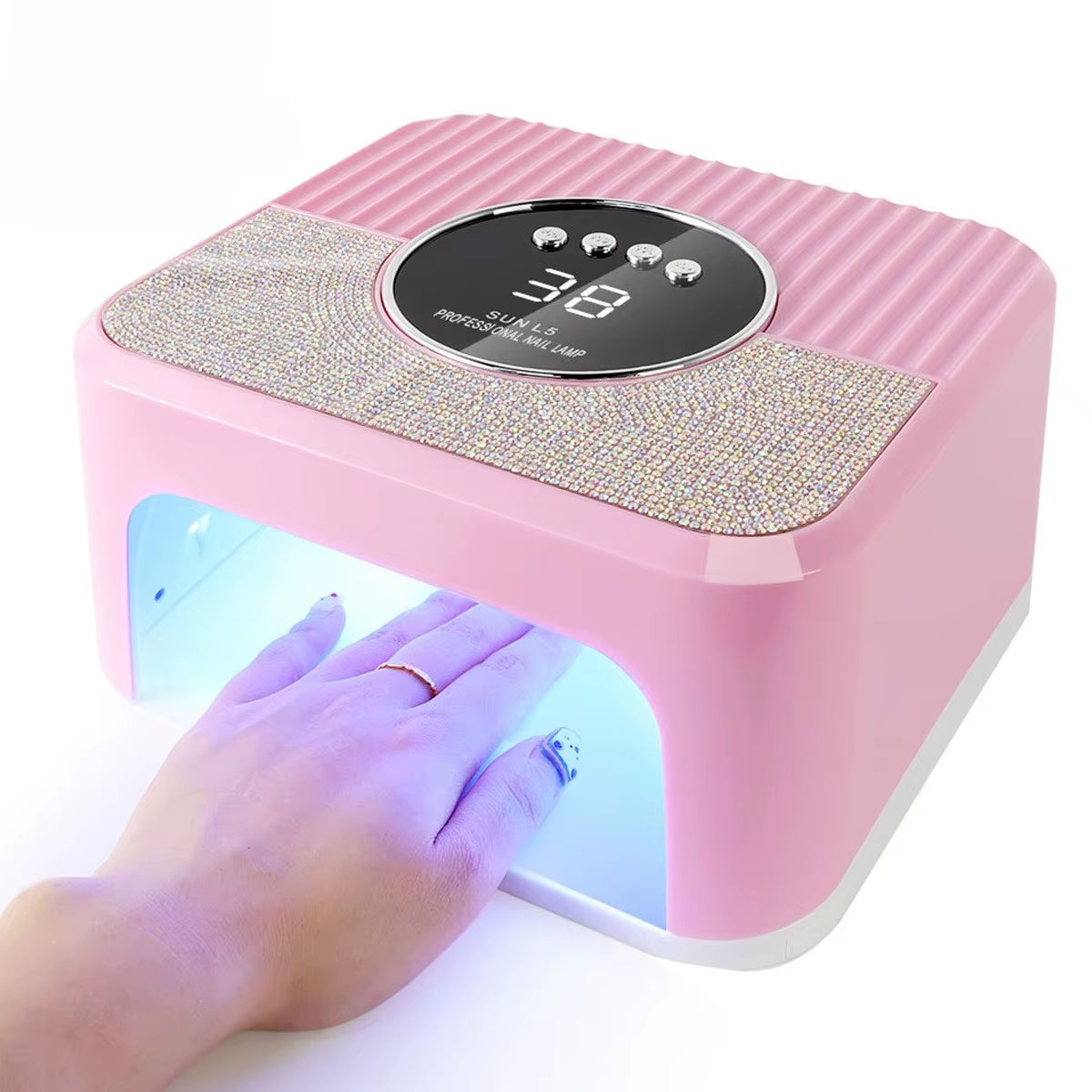 Professional UV LED Nail Dryer SUN L5 Salon Tool with High Power 268W Diamond Lamp Electric Fast Curing
