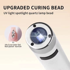 New AI Sensor Rechargeable Cordless UV LED Gel Nail Lamp High Quality Portable Mini Table Dryer Battery Powered Nail Art