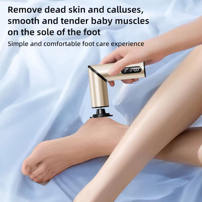 Professional Level Pedicure Tools Stainless Steel LCD Displayed Foldable Manicure Foot Callus Remover Electric File for Dead