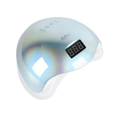 SUN 48W UV LED Nail Lamp Machine 5 Gorgeous Shining Colors with Timer Setting Gel Curing for Nail Art