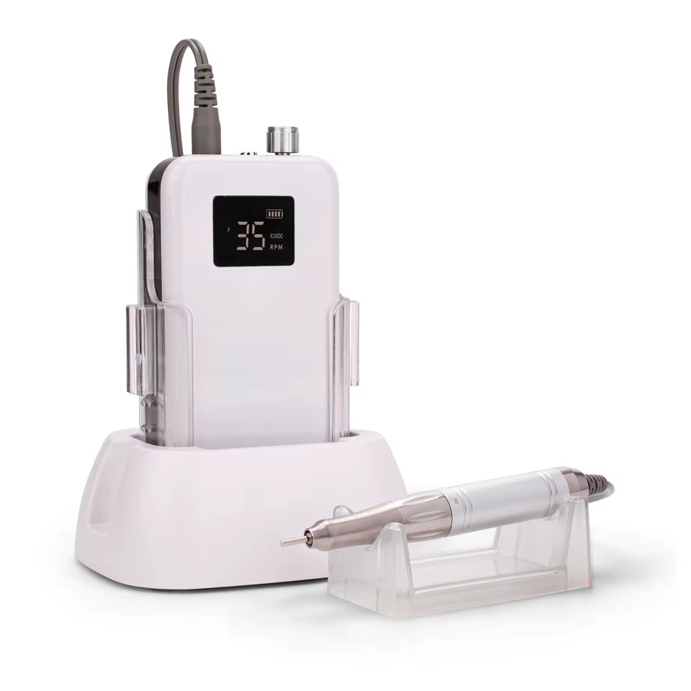 New Arrivals Portable 65W High Power Coreless Motor Nail Drill Machine 35000RPM Polisher Made of Durable Plastic for Salons