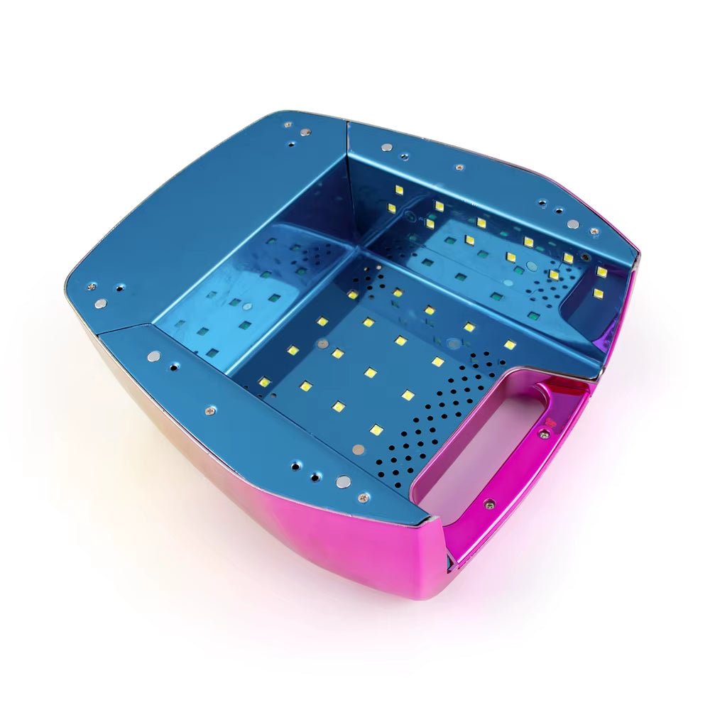 High Quality 96W Cordless UV LED Nail Dryer Rechargeable UV Lamp with Fast Curing White Pink for Private Nail Salon Use