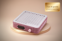 Collecteur de Poussière Professionnel sans Fil 48W - Aspiration Puissante à 4000 RPM avec Éléments en Strass pour un Éclairage Stylé !