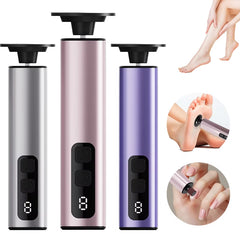2 in 1 Rechargeable Electric Callus Remover & Nail Drill Set Stainless Steel Foot Care Tool Source Factory Wholesale Beauty Tool