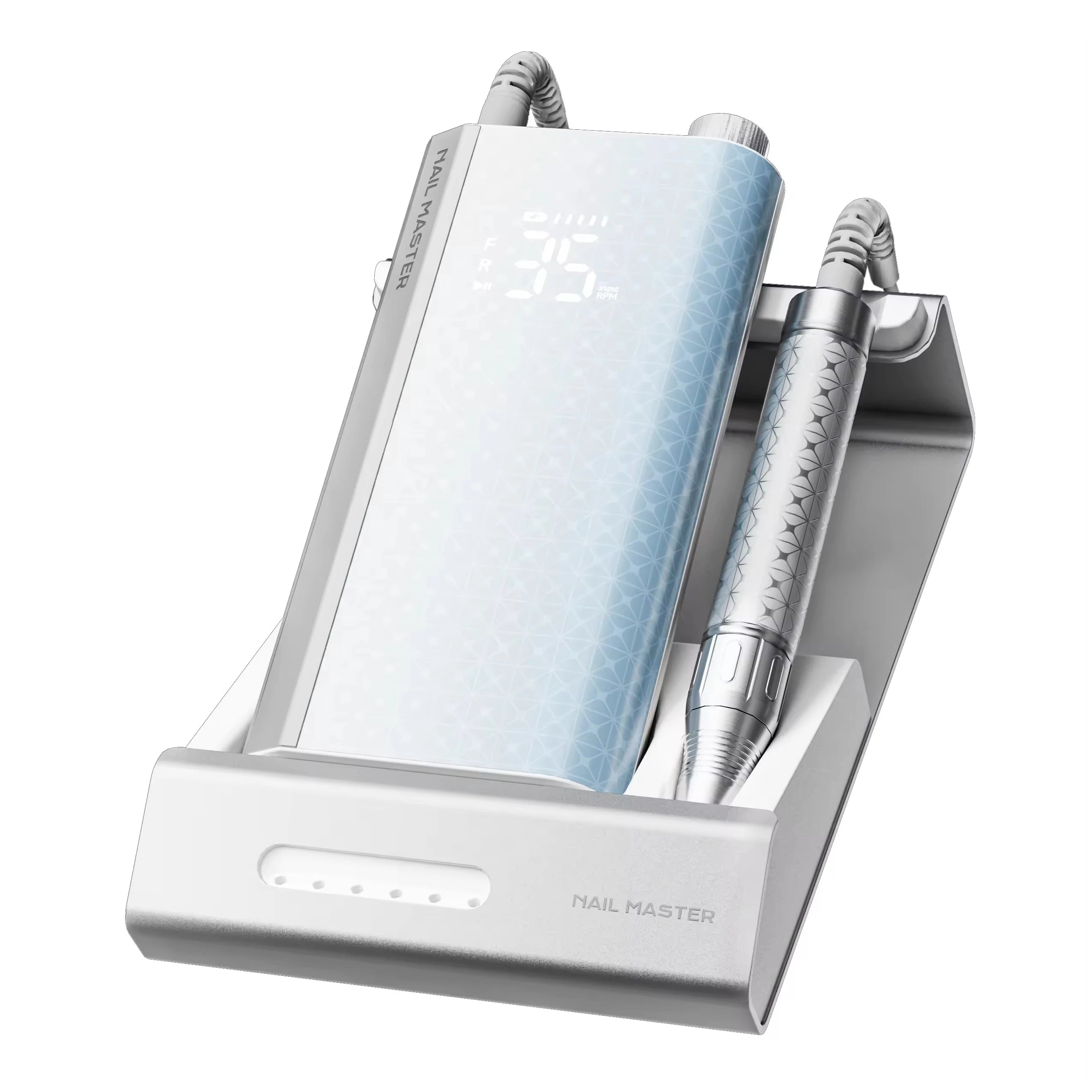 Professional Nail Drill Machine USB Rechargeable Brushless Motor 0-35000Rpm Electric Nail File with US Plug 85W