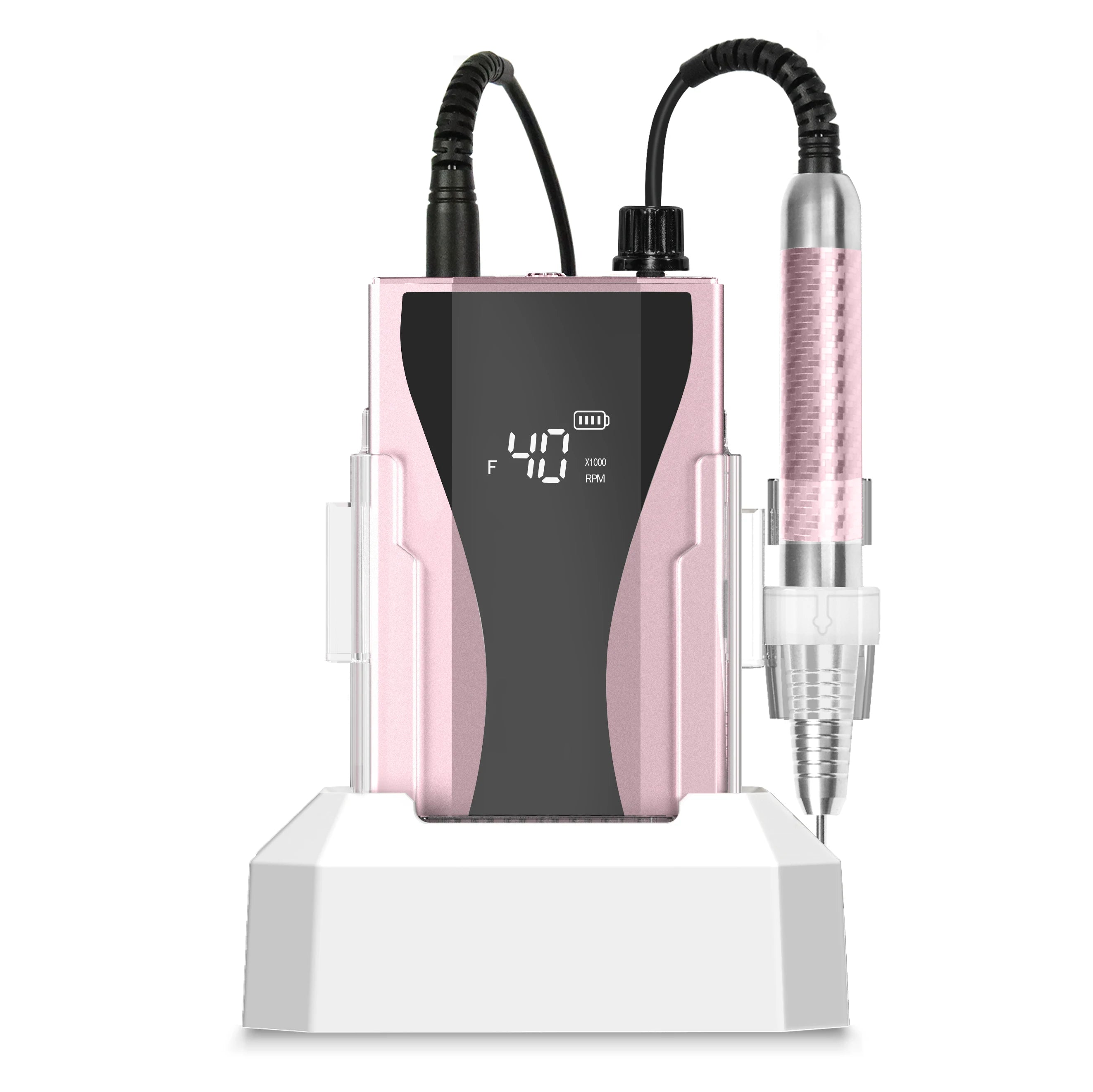 Portable Rechargeable 40000RPM Nail Drill Set Brushless Motor with E-File Steel and Metal Profesional Nail Drill Machine