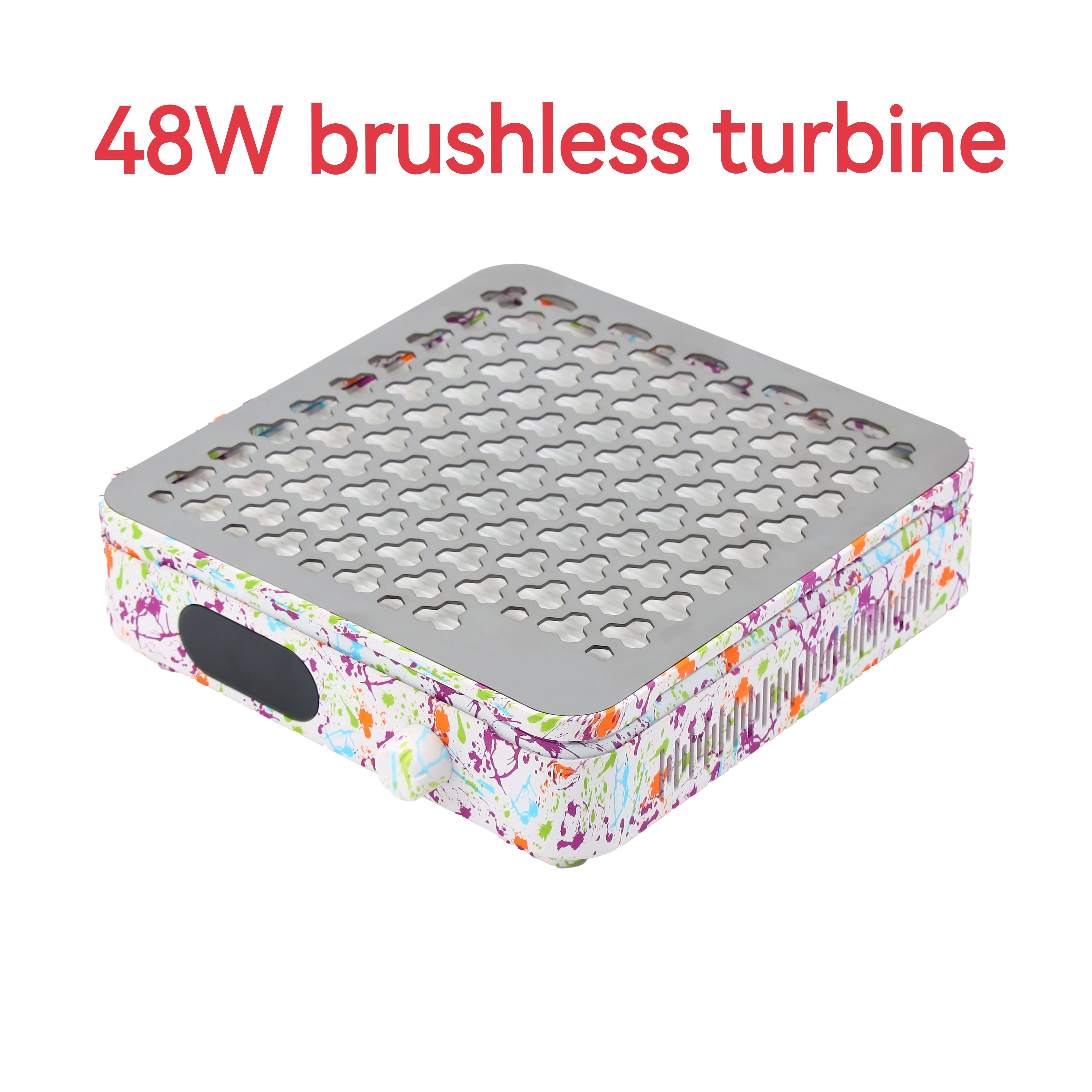 Professional Brushless 48W Wireless Vacuum Clear Desk Nail Dust Collector Machine 4000RPM Nail Dust Collector Fan Vacuum