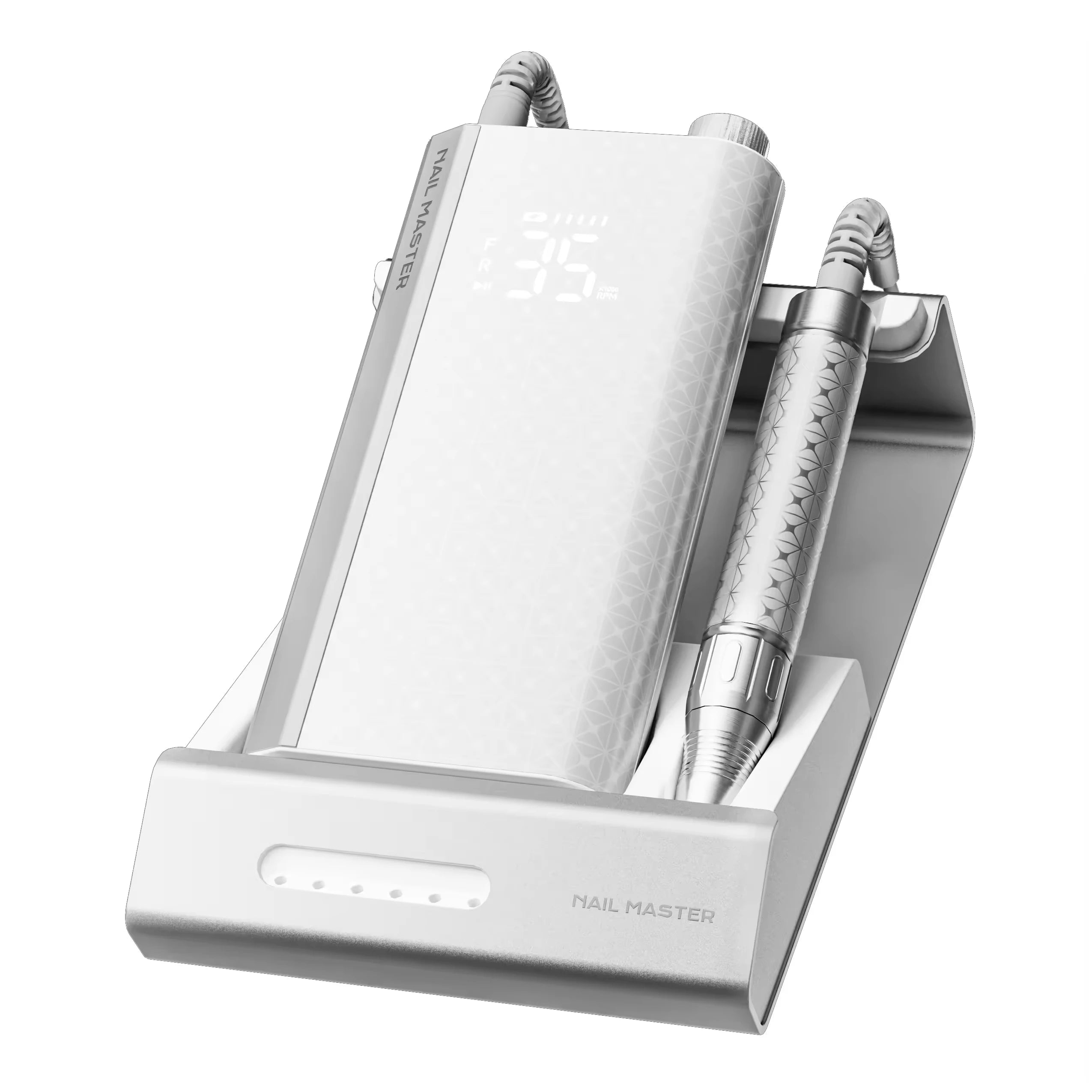 Professional Nail Drill Machine USB Rechargeable Brushless Motor 0-35000Rpm Electric Nail File with US Plug 85W