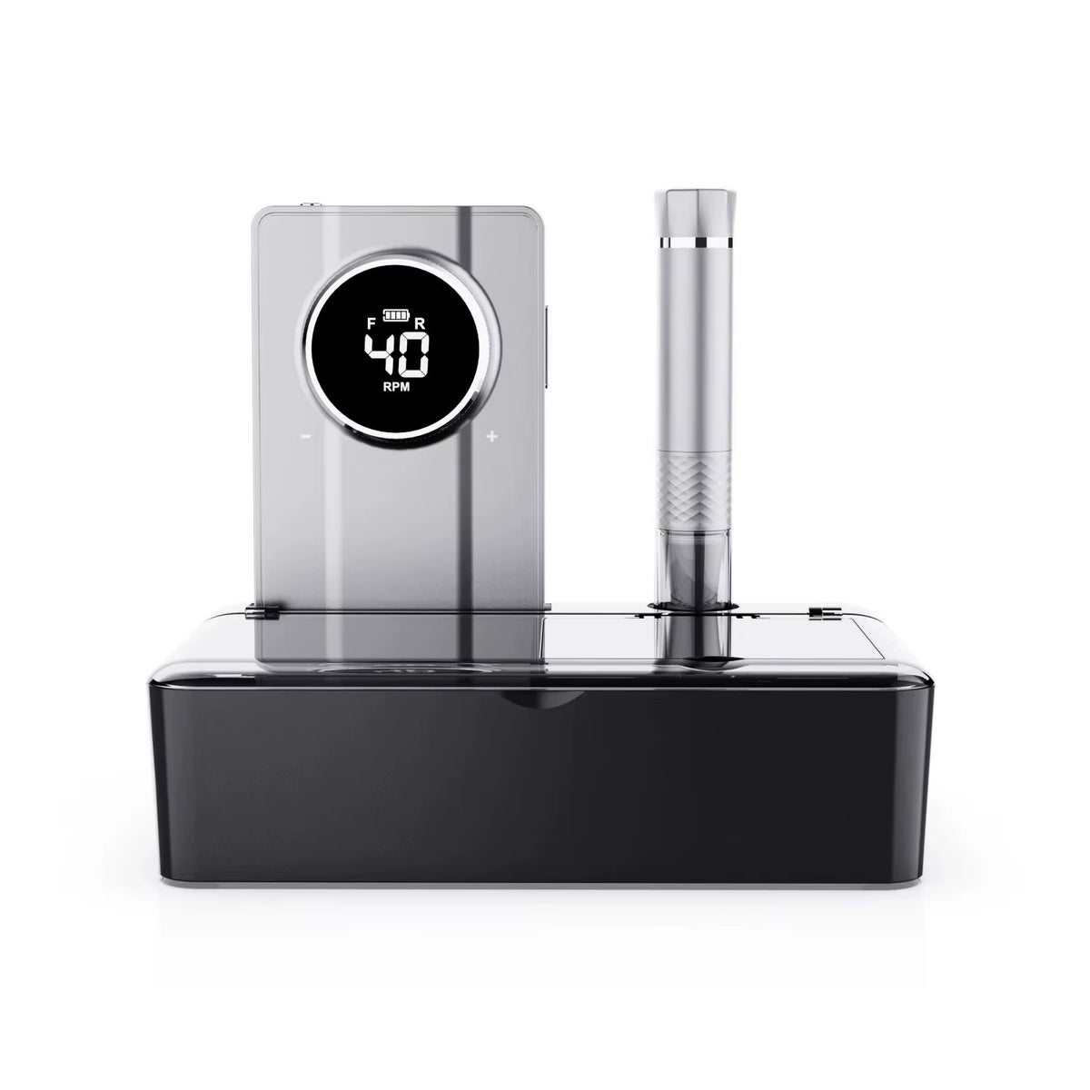 Professional 40000 RPM Rechargeable Electric Nail Drill Machine with Plastic Body for Pedicure Manicure Nail File Polishing Pen