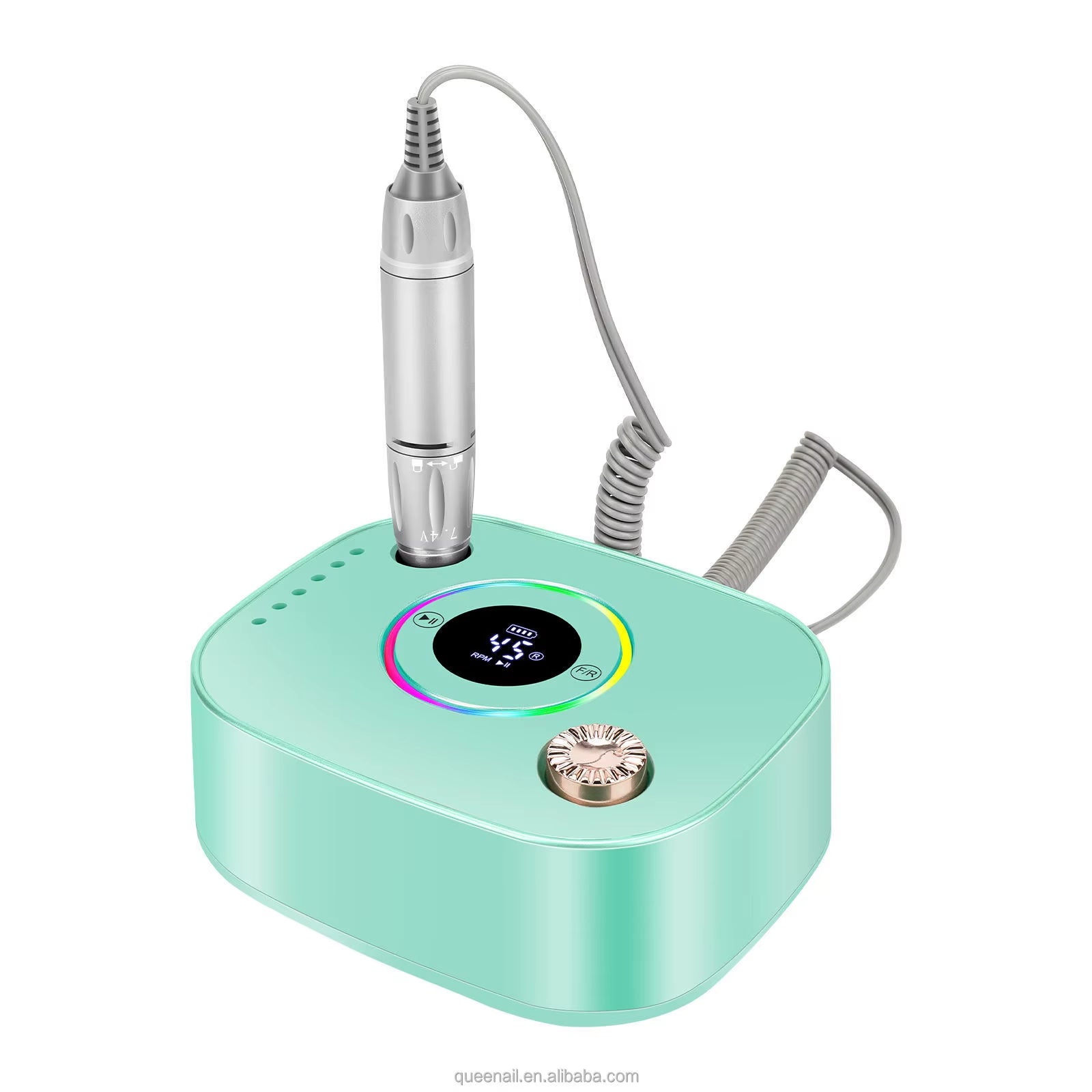 Customizable Logo Rechargeable 45000RPM Electric E-File Nail Drill Machine Plastic Manicure Compatible Nail Drill with Logo