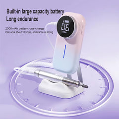 High Quality Cordless Electric Nail Drill Grinder Wholesale Portable Manicure Equipment