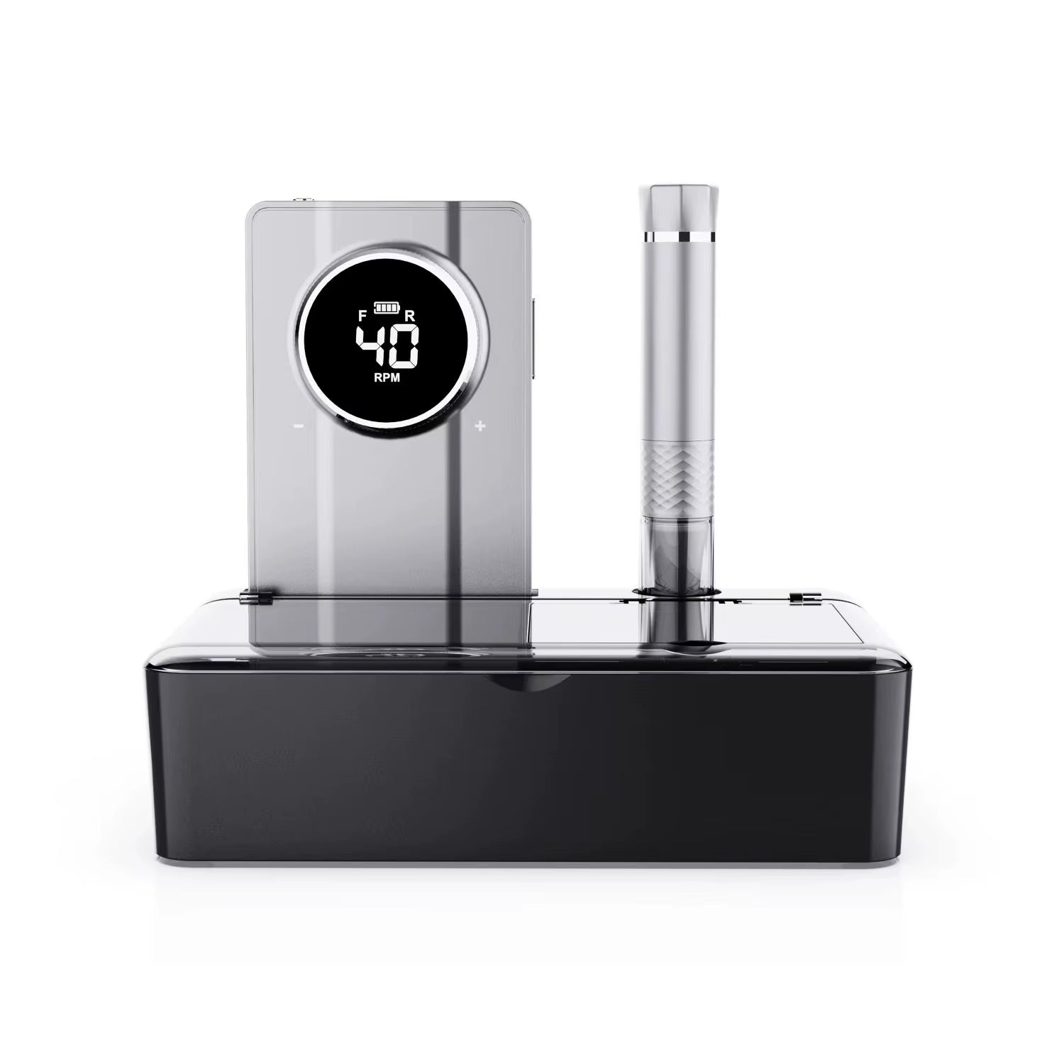 Professional 40000 RPM Rechargeable Electric Nail Drill Machine with Plastic Body for Pedicure Manicure Nail File Polishing Pen