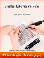 Nail Salon LCD Display Nail Dust Collector Vacuum Cleaner Cordless Machine Suction