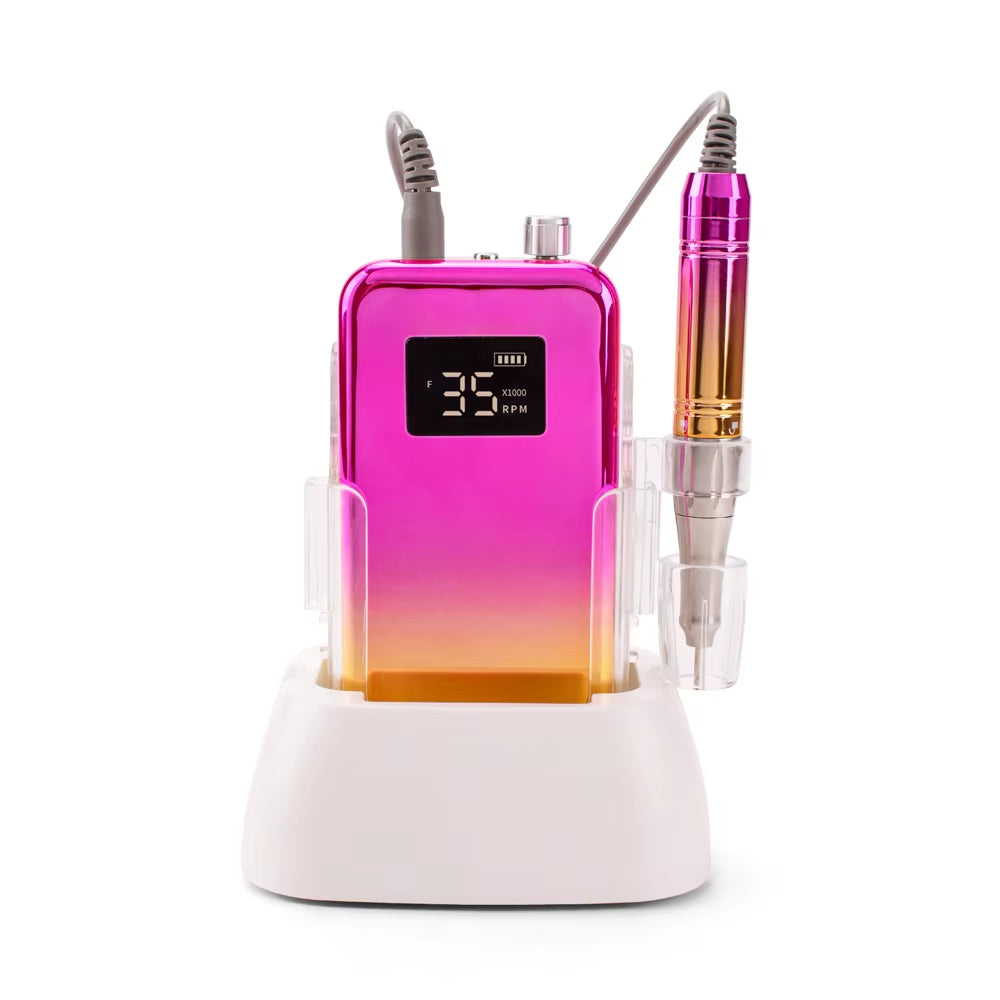 New Arrivals Portable 65W High Power Coreless Motor Nail Drill Machine 35000RPM Polisher Made of Durable Plastic for Salons