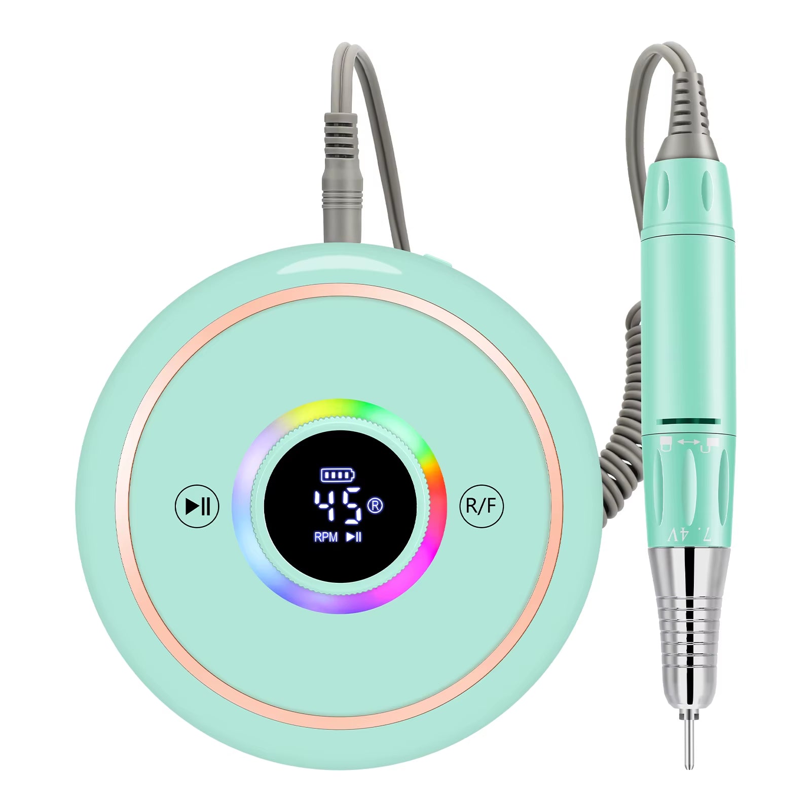 Professional 45000Rpm Rechargeable Electric Nail Drill 36W Nail Sander Machine New Arrival for Salon Use Made of Durable Plastic