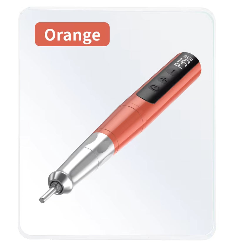 Portable Mini Manicure Machine Pen Professional 35000RPM Electric Nail Drill with Cordless 35000RPM Professional Nail File Kit