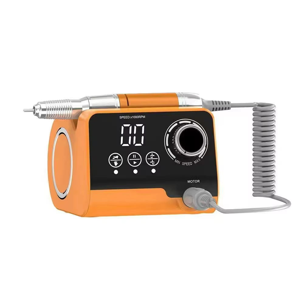 Portable High-Power 35000RPM Salon Nail Drill Machine with Nail File Plastic Desktop Display