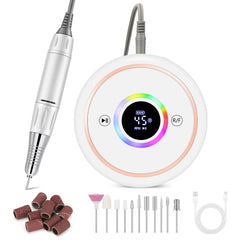 Professional 45000Rpm Rechargeable Electric Nail Drill 36W Nail Sander Machine New Arrival for Salon Use Made of Durable Plastic