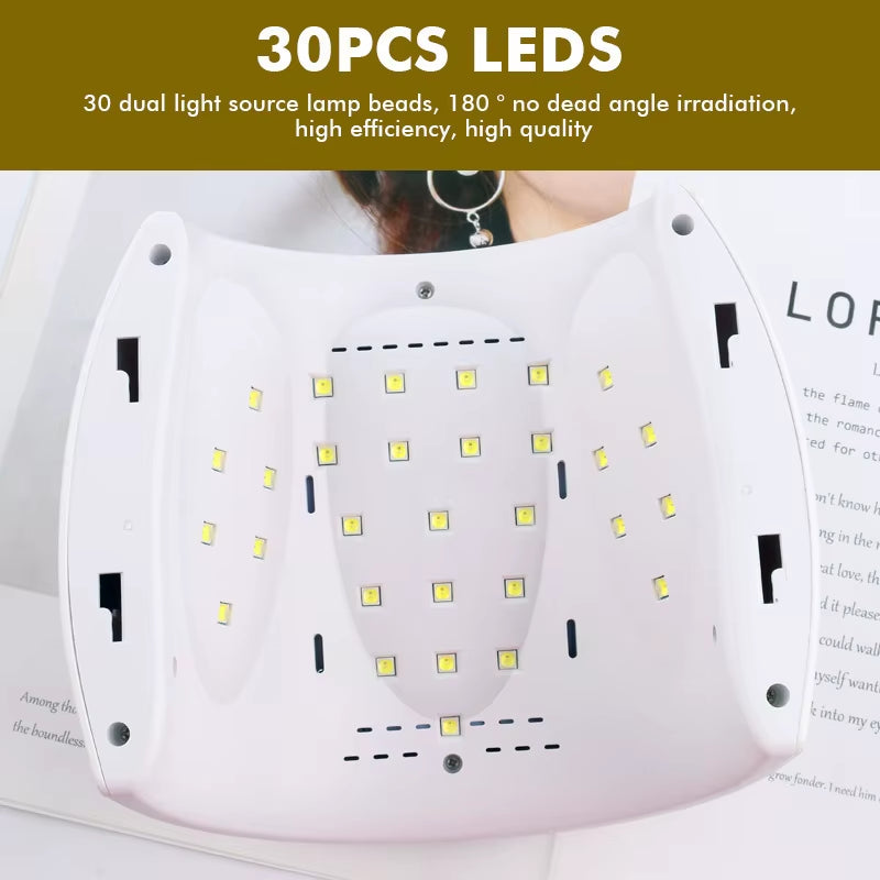Latest Home & Salon UV LED Nail Dryer Plastic Pedicure UV Lamp for Gel Curing Polish Pedicure UV Lamp
